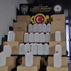 Adana’da 980 Litre Sahte İçki Ele Geçirildi