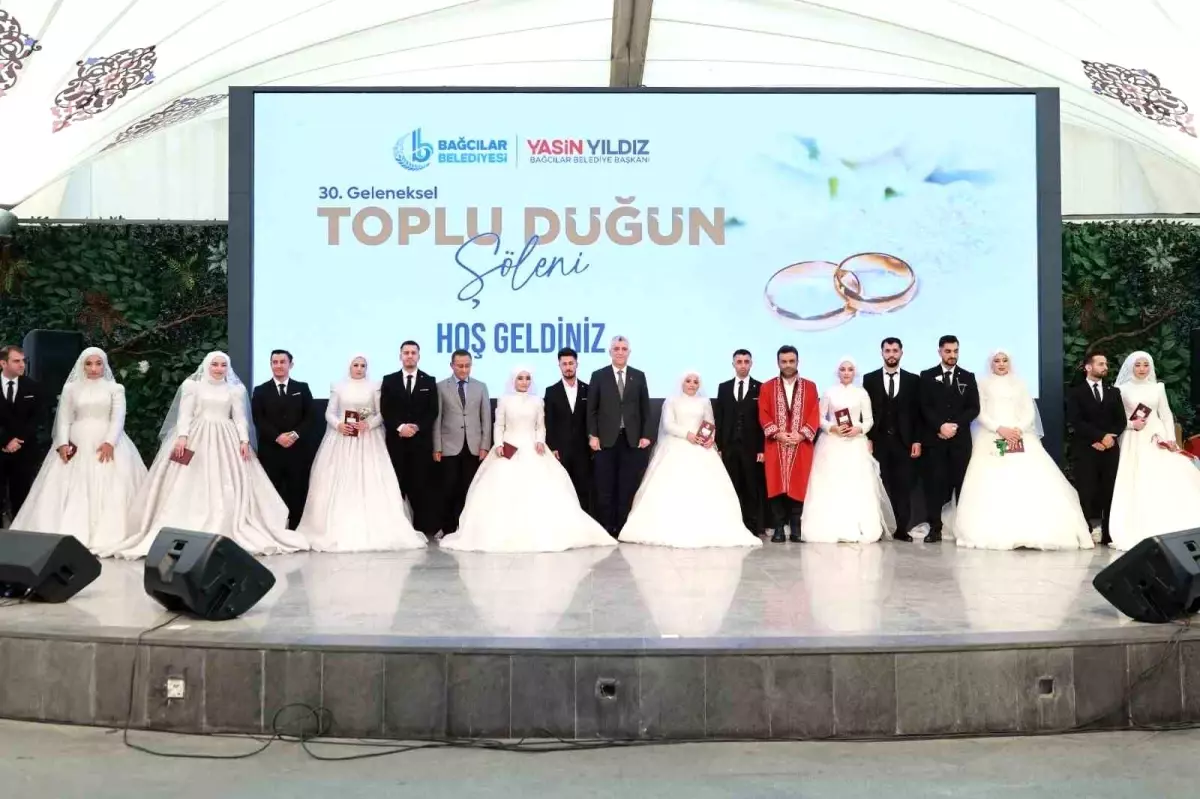 bagcilarda 30 geleneksel toplu dugun soleni duzenlendi qDsfT45u