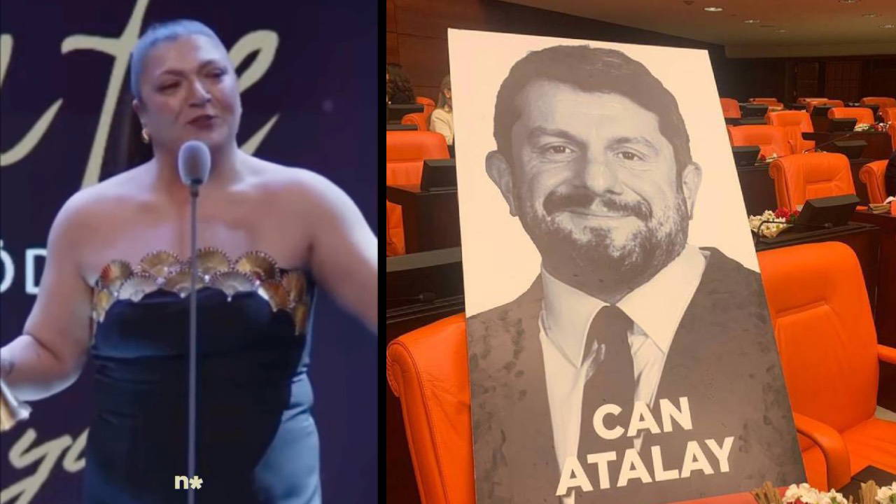 Pınar Yıldırım, Afife Tiyatro Ödülleri'nde Can Atalay'a Destek Verdi