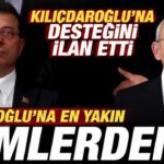 Ekrem imamogluna en yakin isimlerdendi kilicdarogluna destegini ilan etti IPi5hMBR